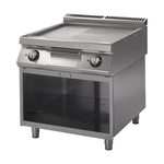 Gastro M 700 Plus Elektrische Grillplatte GM70/80FTRES-CR 2/3 Glatt 1/3 Gerillt