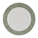 Churchill Bamboo Ceramic Spinwash Alpine Teller mit Fuß, 305 mm, (12 Stück)