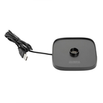 Olympia Lucca Tischlampe quadratische Kuppel Salbei 300mm