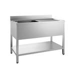 Combisteel 600 Spültisch Grundboden Demontabel 1 Links 1200