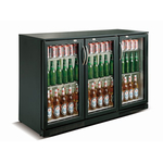 Combisteel Barkühler Schwarz 3 Türen – Breite 1335