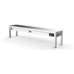Combisteel Aufsatzbord Keramisch Beheizt 1 Stufig 2000  6 Heizelemente 250W – Breite 2000 – Art.-Nr.: 7020.0725