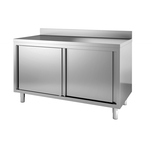 Combisteel 600 Arbeitstisch Schiebetüren Aufkantung 2000 – Breite 2000 – Art.-Nr.: 7452.3065