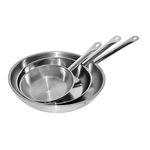 Combisteel Bratpfanne Edelstahl Ø32 4L