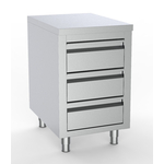 Combisteel 700 Arbeitstisch mit 3 Schubladen 500