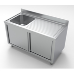 Combisteel 700 Spültisch Schiebetüren 1 Links 1400