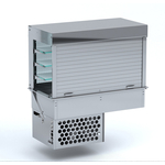 Combisteel Einbaukühlvitrine Eckig  mit Jalousie 4/1 Gn