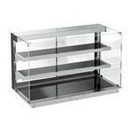 Combisteel Einbauwärmevitrine Keramik Eckig - Schwarz 3/1