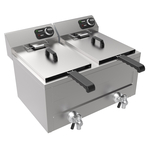 Combisteel Elektro Tischfriteuse 2X8L 2X3Kw