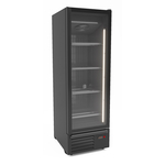 Combisteel Tiefkühlschrank 1 Glastür Schwarz 500L