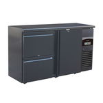 Combisteel Standard Line Barkühler Schwarz 1 Tür Und 2 Schubladen