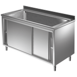 Prismafood Topf - Spülschrank 1,2m - 1 Becken  L106xB42xT35cm STD