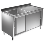 Prismafood Spülschrank 1,2m - 1 Becken  links L50xB50xT30cm STD