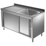 Prismafood Spülschrank 1,0m - 1 Becken  rechts L40xB40xT25cm STD