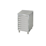 Prismafood  Schubladenschrank 0,7m - mit 7 Schubladen für Pizzateigbällchen STD