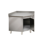 Prismafood Eck - Arbeitsschrank - mit Flügeltür und Aufkantung STD