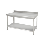 Prismafood Arbeitstisch 1,0m - mit Grundboden und Aufkantung STD