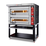 GMG Bäckerei- & Konditoreiofen PB2T-84 mit 2 Backkammern, Vollschamott und Untergestell