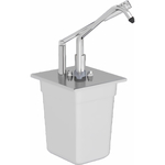 Saucenspender mit Pumpe GN 1/6 (200 mm), 3 Liter
