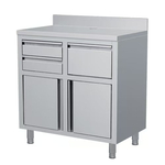 Combisteel Edelstahl Kaffee Arbeitstisch 1000X600X1150