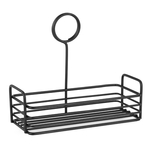 Stalgast Gewürzständer, schwarz, 195x86x180 mm (BxTxH)