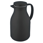 Isolierkanne mit Drehverschluss, schwarz, 1,5 Liter