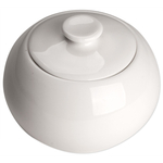 Zuckerdose, reinweißes Hotelporzellan, Serie Isabell, Stalgast