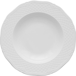 Tiefer Teller, Porzellan, weiß, Serie Aphordite, Lubiana, D. 225 mm