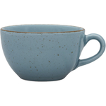 Obertasse, Serie Aida, türkis, braun gesprenkelt, 280 ml, 12 Stück