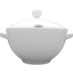 Suppenterrine, Porzellan, weiß, Serie Kaszub/Hel, Lubiana, 3 Liter