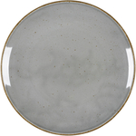 Teller flach, Serie Hotel, grau, braun gesprenkelt, Ø 280 mm, 12 Stück