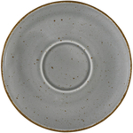 Untertasse, Serie Aida, grau, braun gesprenkelt, Ø 160 mm, 12 Stück