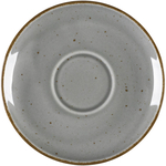Untertasse, Serie Aida, grau, braun gesprenkelt, Ø 145 mm, 12 Stück