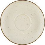 Untertasse, Serie Aida, cremefarben, braun gesprenkelt, Ø 160 mm, 12 Stück