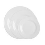 6 Teller flach, Fahne, Serie Classic von Stalgast Ø 270 mm