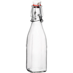 Kleine Glasflasche mit Bügelverschluss, 0,25 Liter