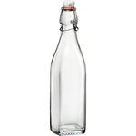 Glasflasche mit Bügelverschluss, 0,5 Liter