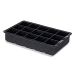 Eiswürfelform für 15 Eiswürfel von 30x30 mm, Silikon