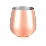2 Cocktailbecher, Edelstahl, kupferfarben, 0,450 Liter