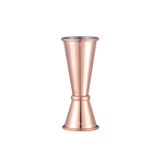 Jigger, Japanischer Stil, doppelseitig, Edelstahl, kupferfarben, 25/50 ml