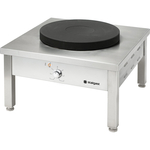 Stalgast Edelstahl Elektro-Hockerkocher STANDARD, 1 Kochplatte, 400 Volt, 580x580x380 mm (BxTxH)