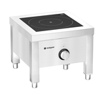 Induktions-Hockerkocher, 400x400x380 mm, 5 kW, 400V
