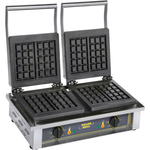 ROLLER GRILL Doppel-Waffeleisen, Brüsseler Waffelform, 550x440x230 mm (BxTxH), 2x 1,6 kW