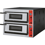 GGF Pizzaofen mit zwei Kammern für 12 Pizzen à 300 mm, 14,4 kW, 900 x 1020 x 750 mm (BxTxH)