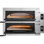 GGF Pizzaofen F-Line Digital, 2 Kammern für 6 Pizzen á Ø 360 mm, 1370x850x750 mm (BxTxH), 18 kW