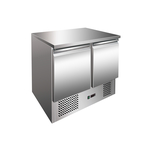 Stalgast, Edelstahl Tiefkühl-Arbeitstisch mit 2 Türen, GN 1/1, 201 Liter