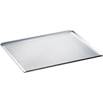 4-Rand-Backblech aus Aluminium, gelocht, 430x340 mm