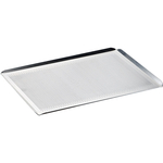 4-Rand-Backblech aus Aluminium, gelocht, 340x240 mm