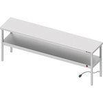 Stalgast Edelstahl Wärmebrücke 2-etagig 1500x300x700 mm mit Keramik-Infrarot-Strahlern