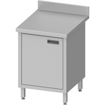 Stalgast Edelstahl Arbeitsschrank ECO mit Flügeltür 400x600x850 mm, mit Aufkantung